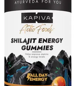 Kapiva Shilajit Energy Gummies 60 gummies