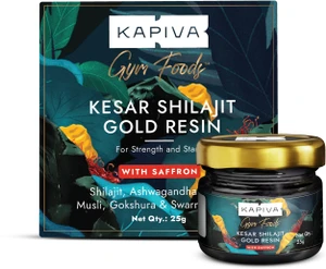 Kapiva Shilajeet Gold Resin with Saffron