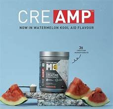 MuscleBlaze Creatine Monohydrate CreAMP Watermelon Kool Aid • 320 g